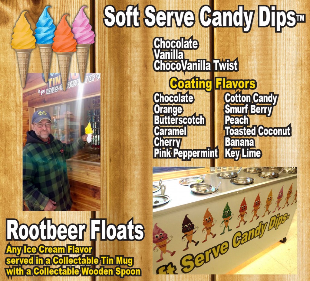 Soft Serve Candy Dip Cones