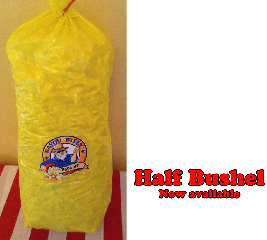 Bayou Billy Popcorn Half Bushel Size